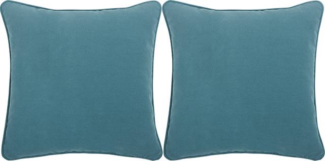 Sun Sorreo Teal Indoor/Outdoor Accent Pillow, Set of Two - Thumbnail - Image 1