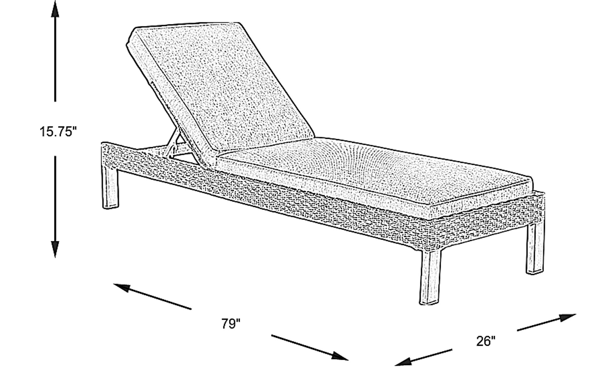 Dimension Image. Please refer to the Dimension Tab on this page for dimension details.