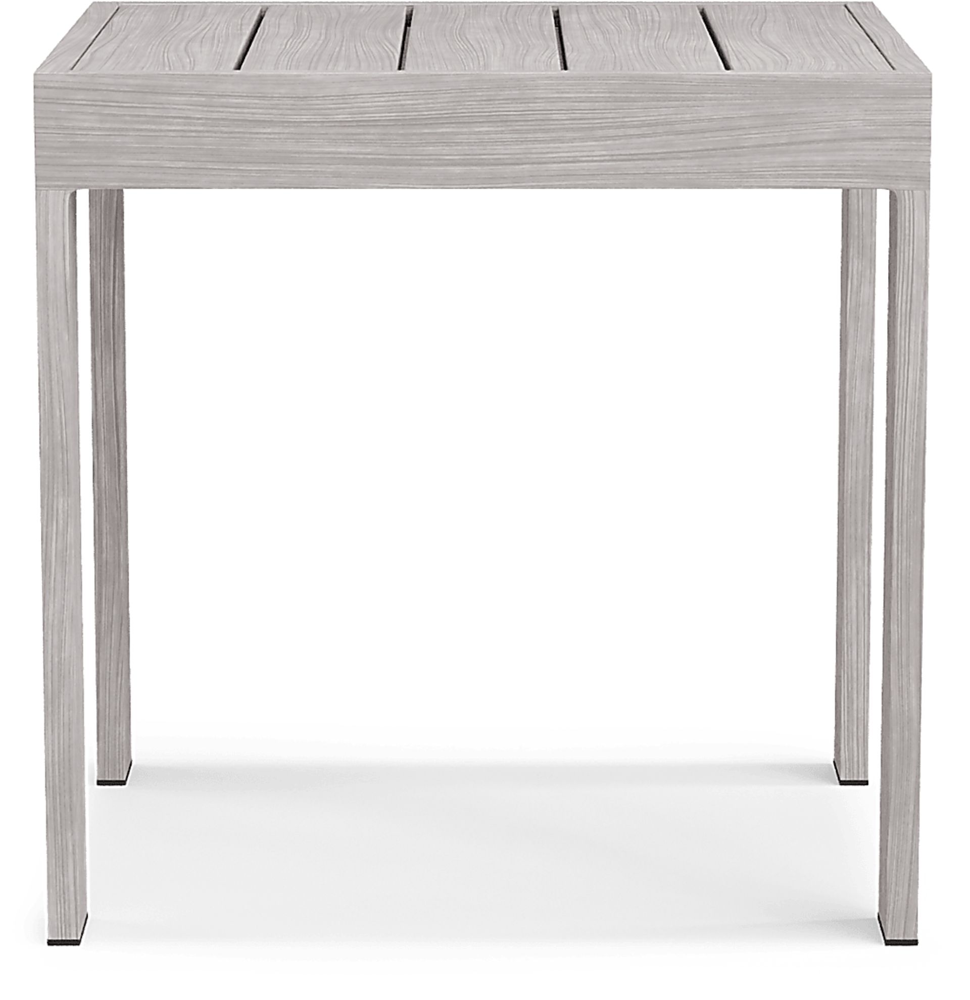 Sun Valley Light Gray Outdoor End Table - Image 2