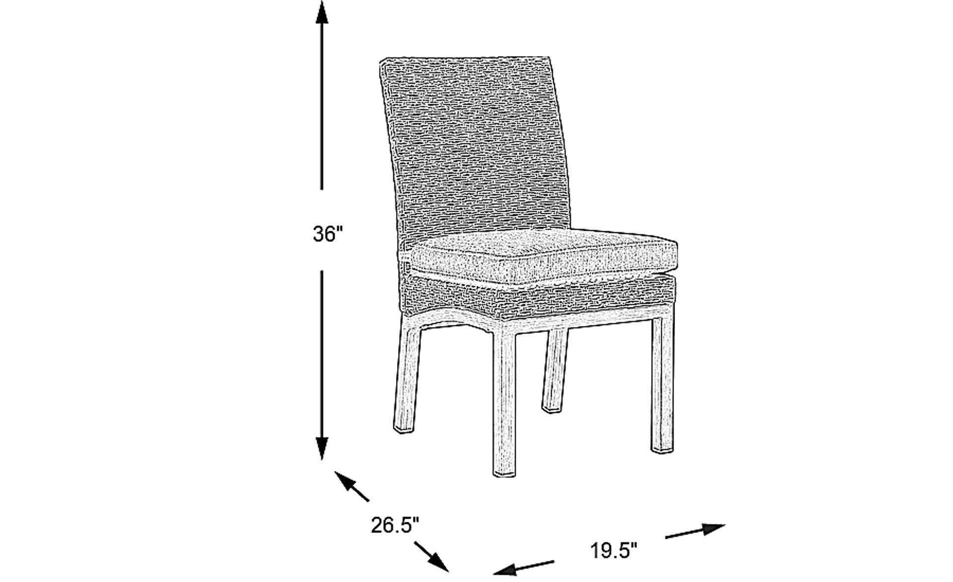 Dimension Image. Please refer to the Dimension Tab on this page for dimension details.