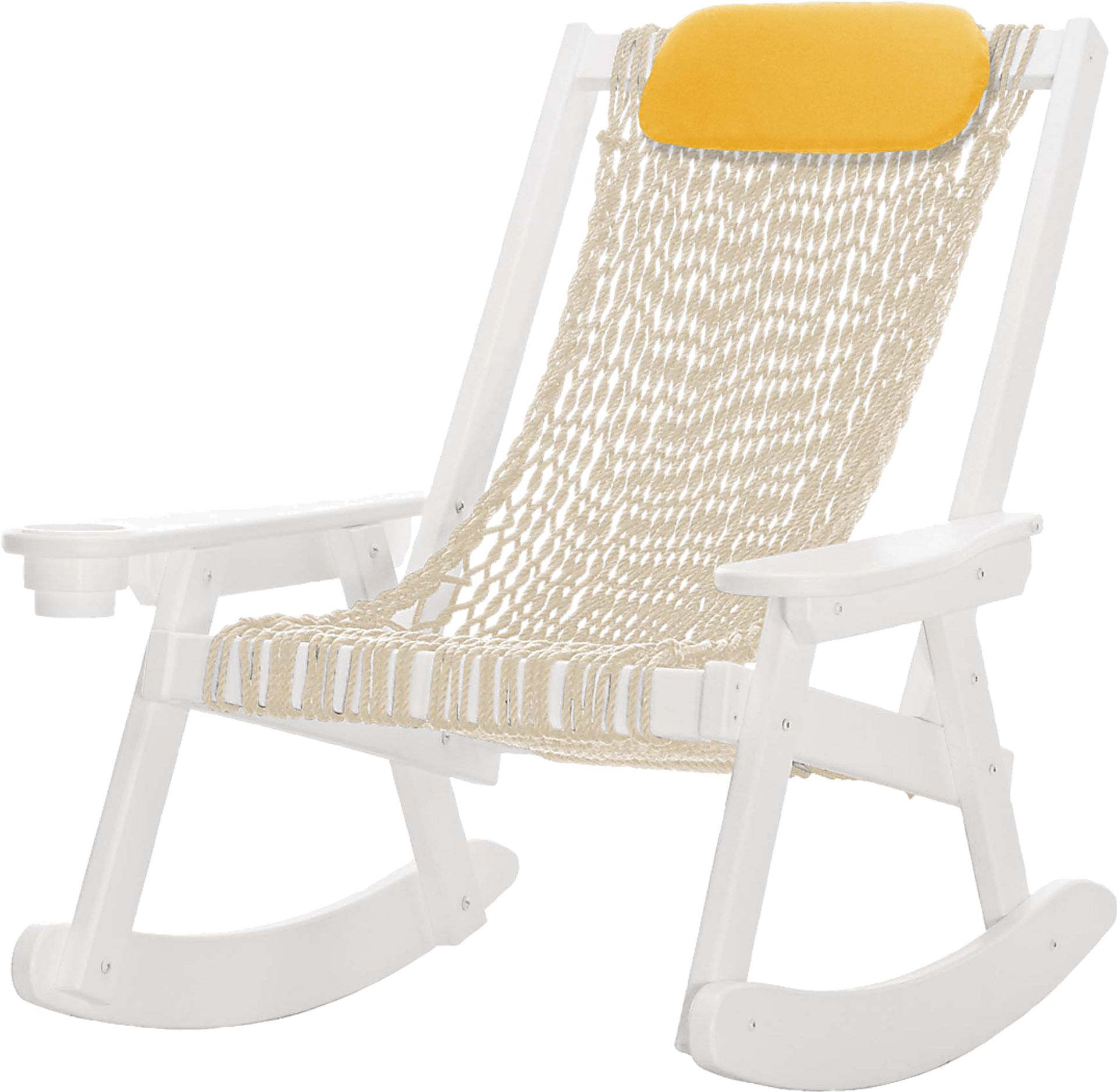 Pawleys Island Sunao White Outdoor Rocking Chair - Image 1