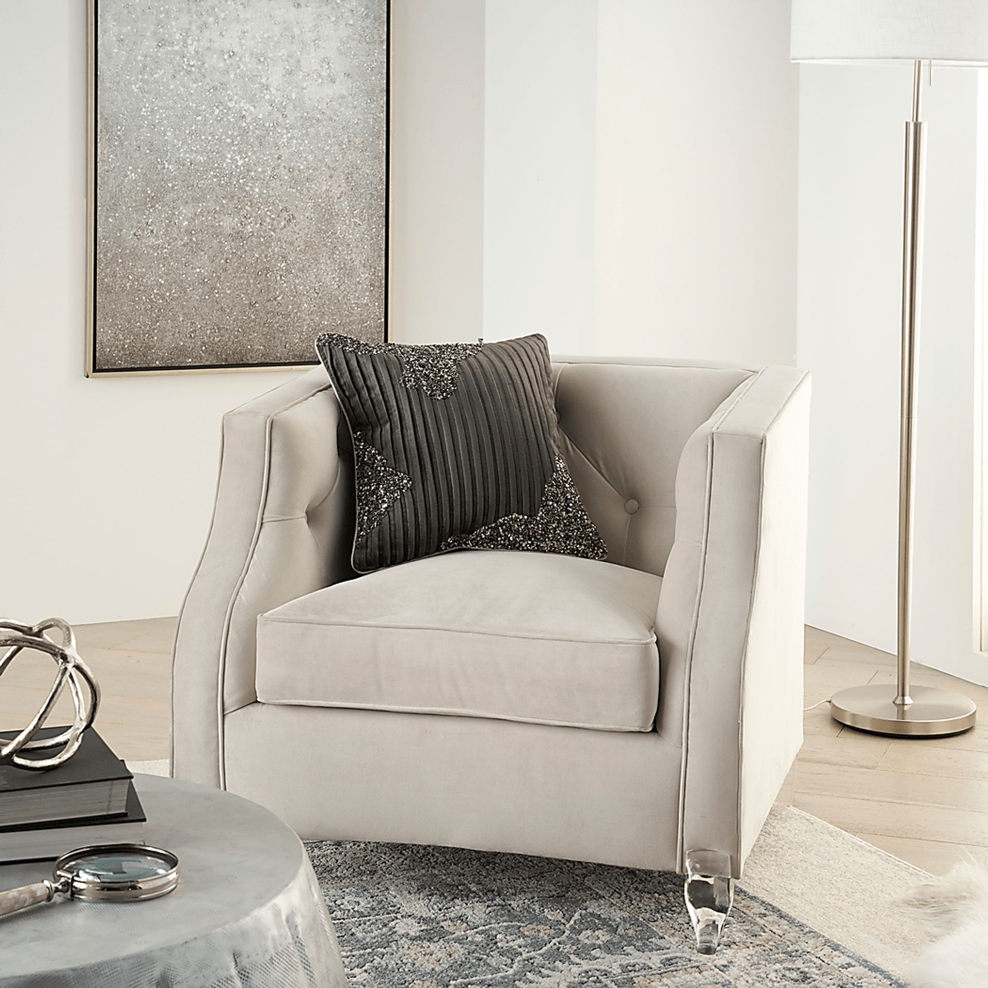 Sunbeam Charcoal Accent Pillow - Image 2