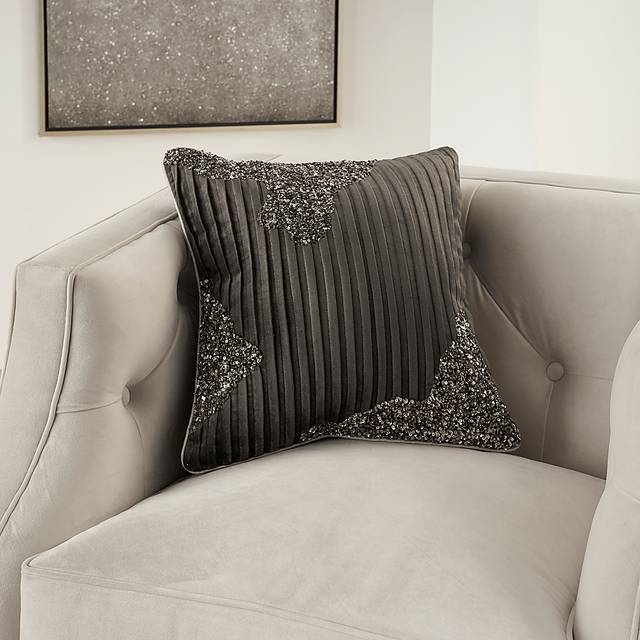 Sunbeam Charcoal Accent Pillow - Thumbnail - Image 3