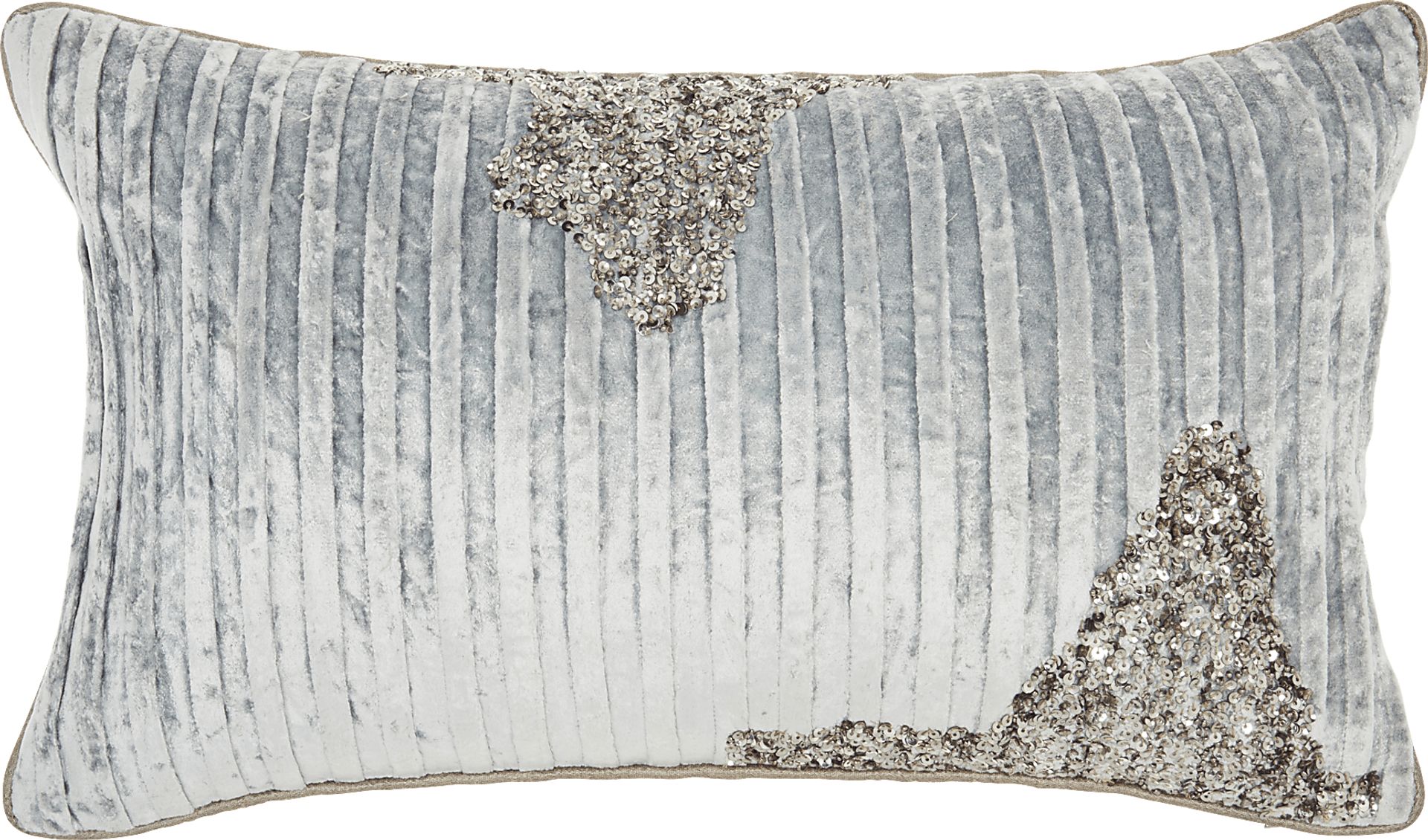 Sunbeam Gray Lumbar Pillow - Image 1