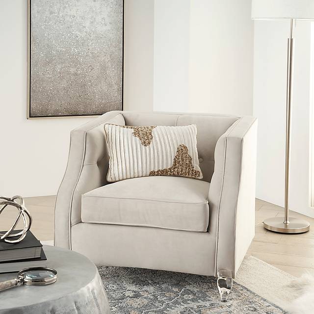 Sunbeam Ivory/Gold Lumbar Pillow - Thumbnail - Image 2