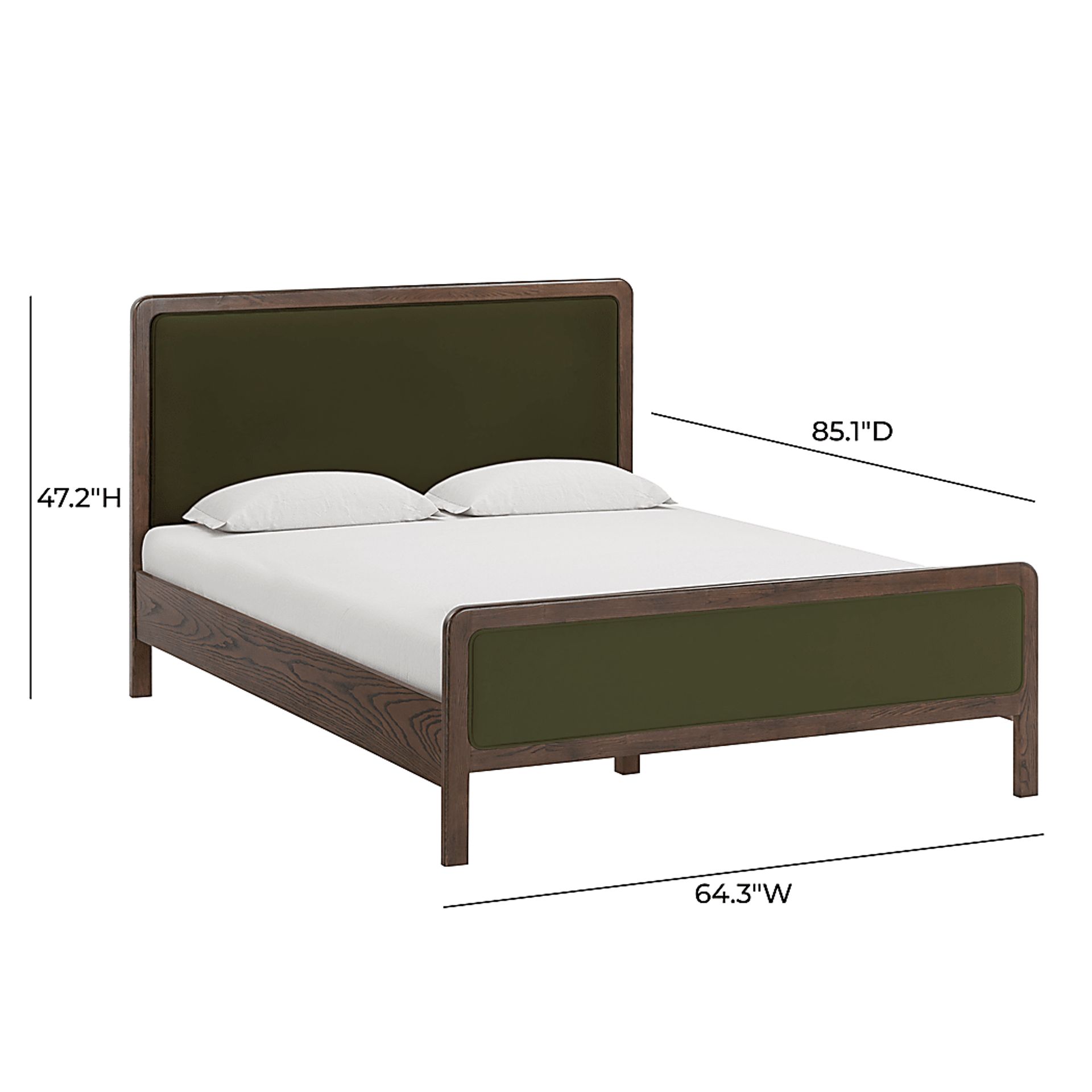 Suncier Green Queen Bed - Image 8