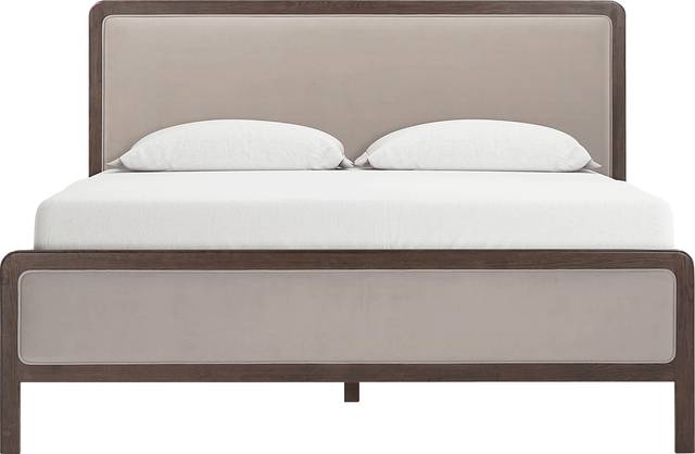 Suncier Taupe King Bed - Thumbnail - Image 1