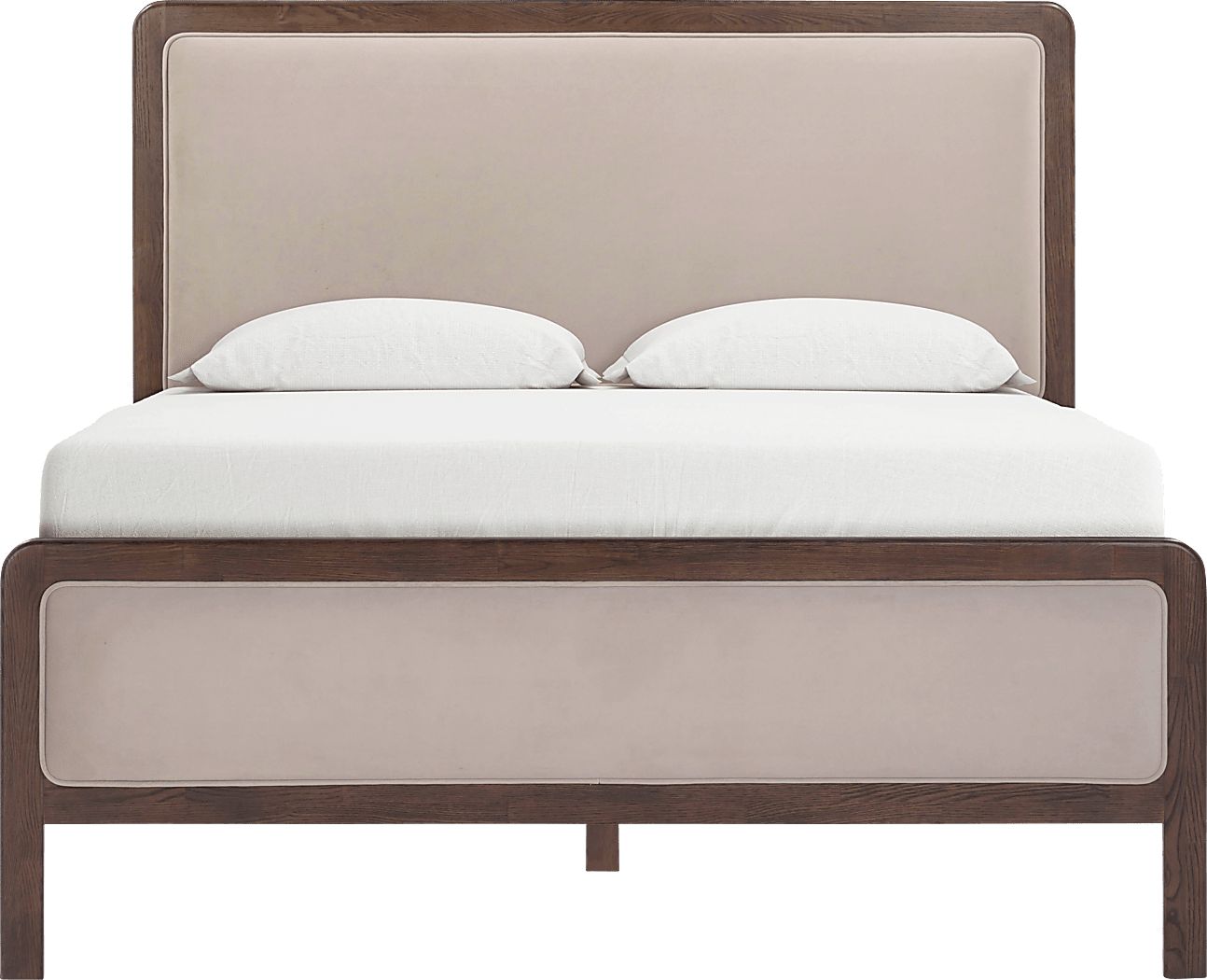 Suncier Taupe Queen Bed