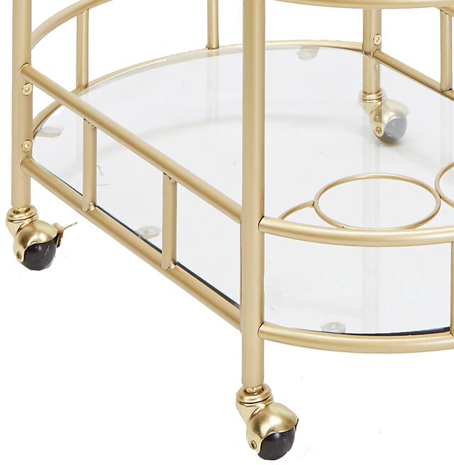 Sunderland Gold Bar Cart - Thumbnail - Image 3