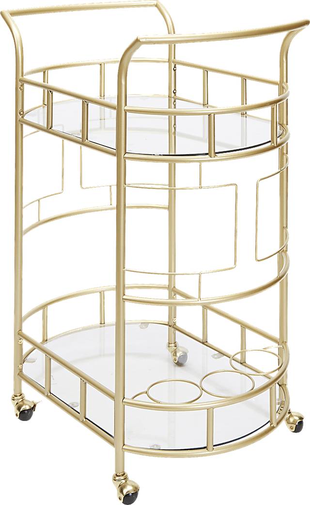 Sunderland Gold Bar Cart - Thumbnail - Image 1