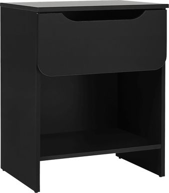 Sundew Black Nightstand