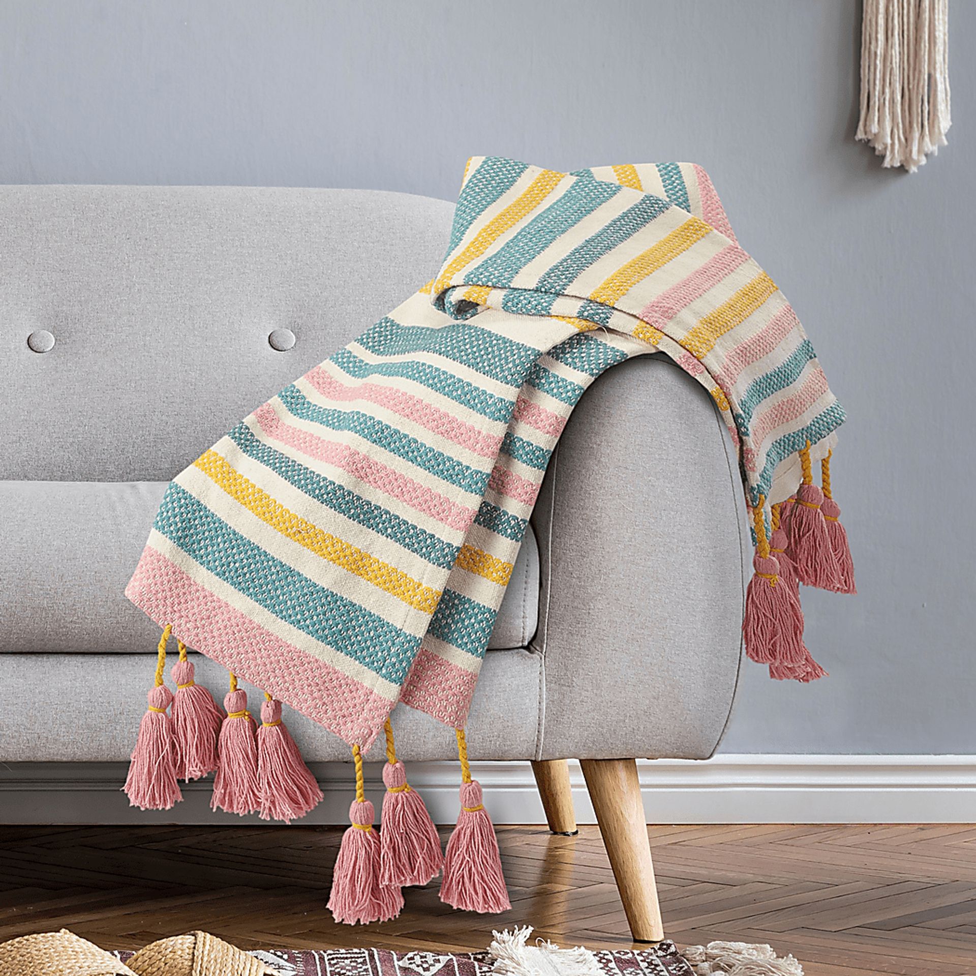 Sundry Blue Throw Blanket - Image 2