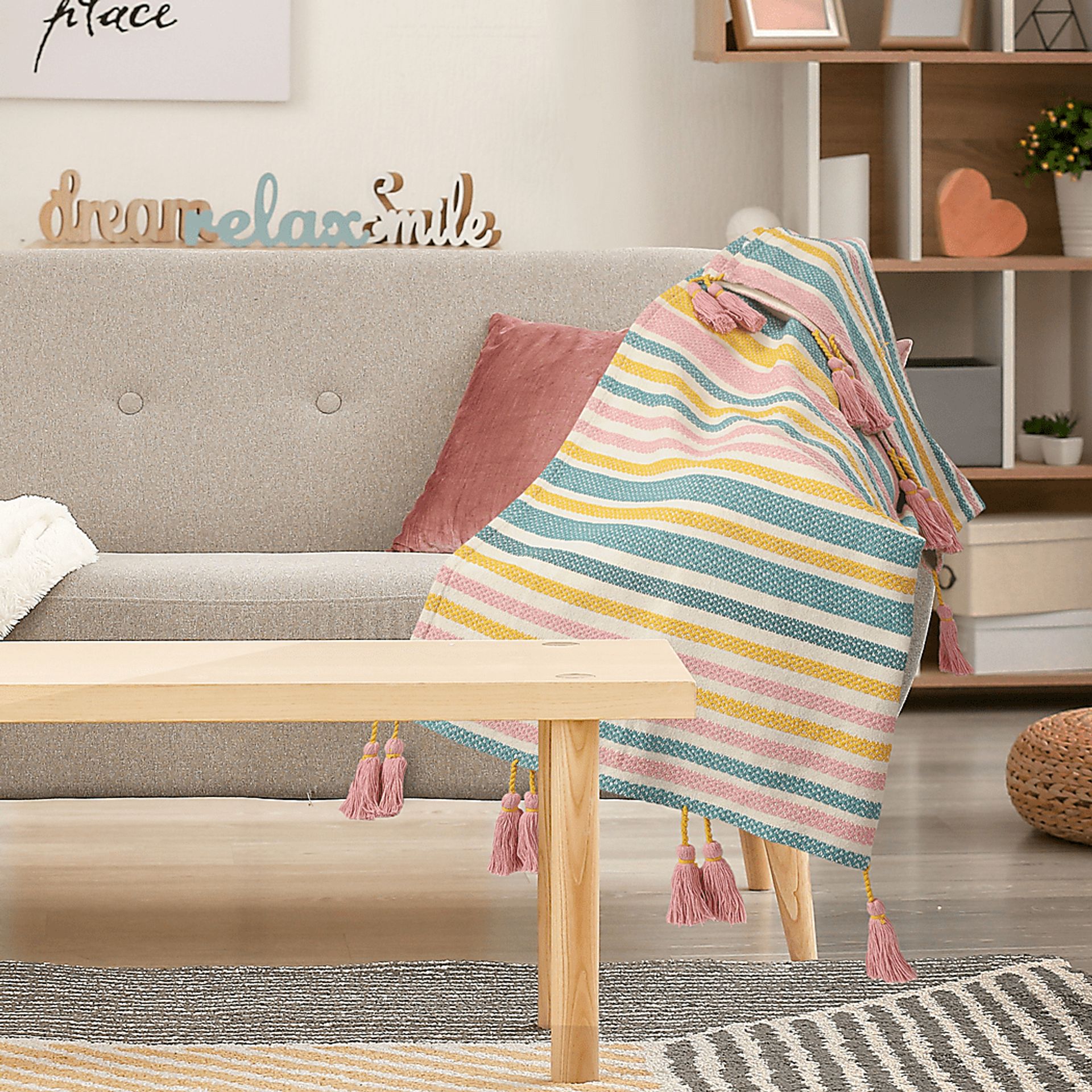 Sundry Blue Throw Blanket - Image 5
