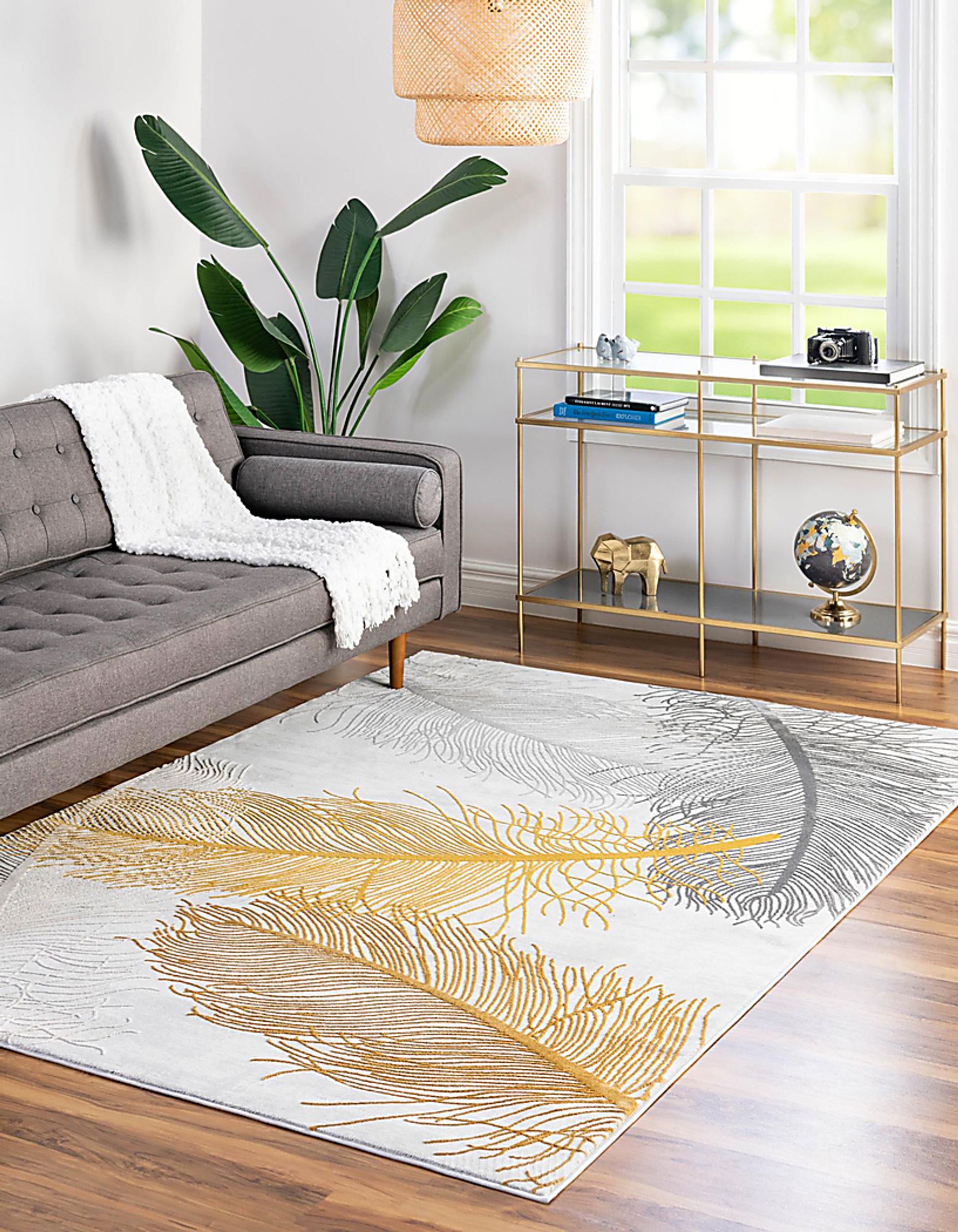 Sundus Yellow 9' x 12' Rug - Image 2
