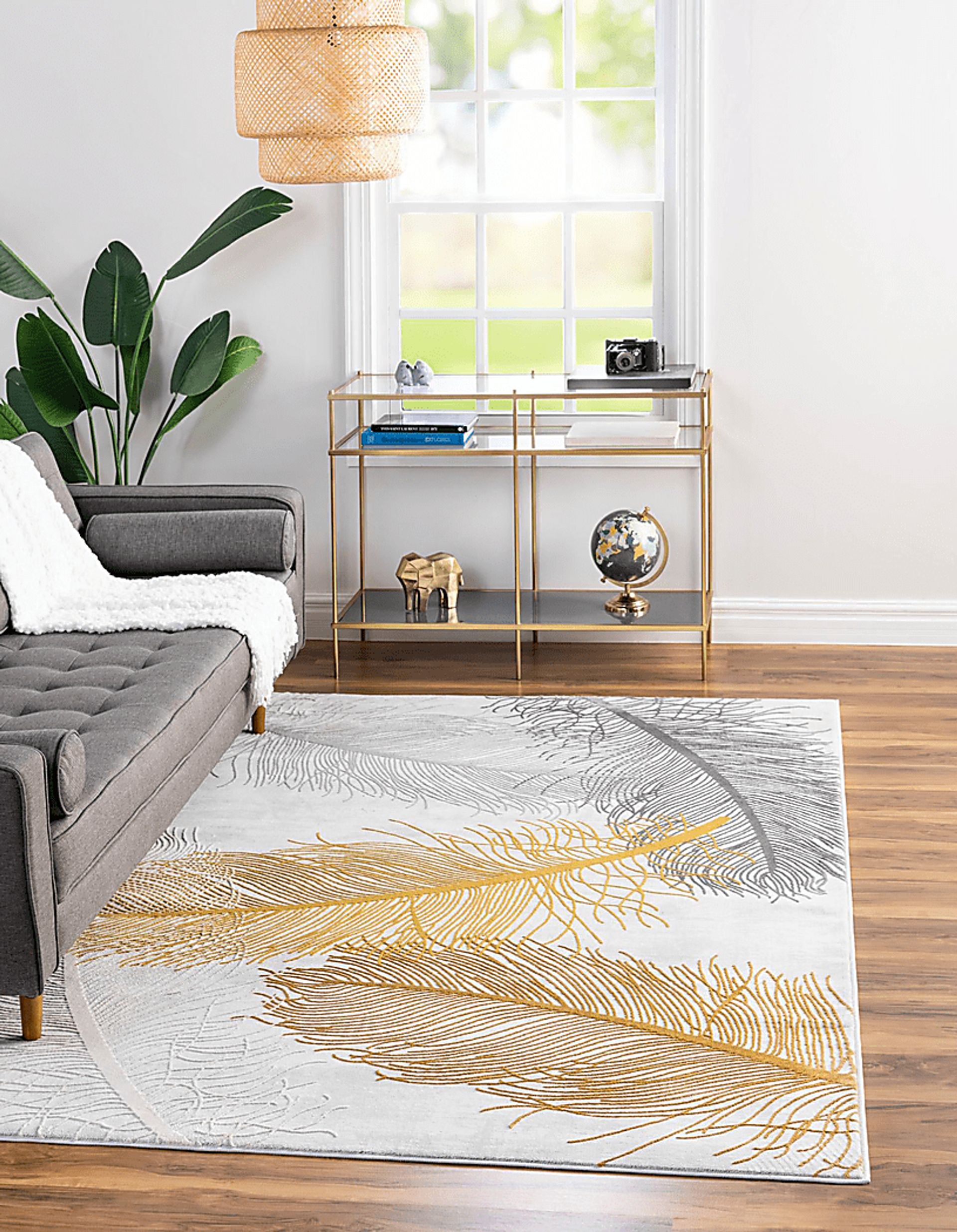 Sundus Yellow 9' x 12' Rug - Image 3