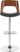 Sunerest Black Adjustable Barstool, Set of 2