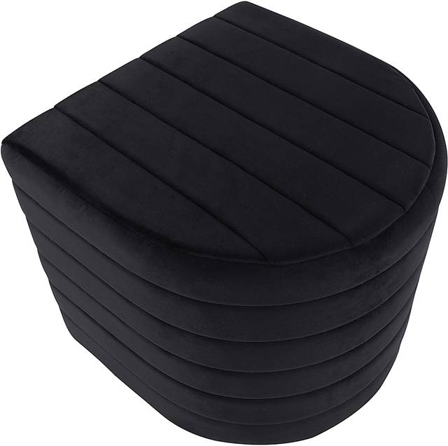 Sunhillow Black Ottoman - Thumbnail - Image 6