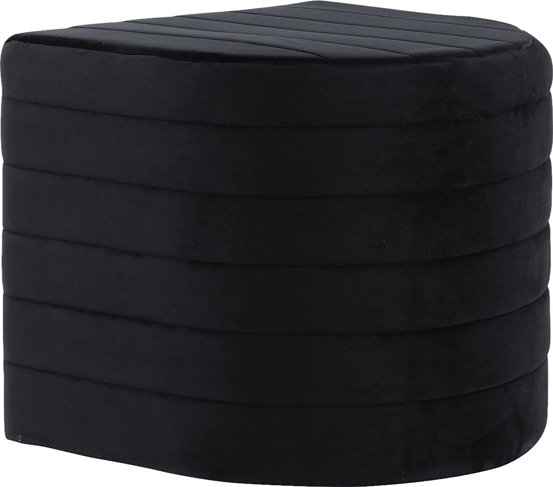 Sunhillow Black Ottoman - Image 1