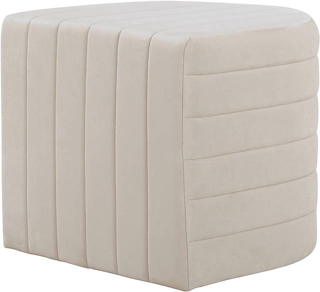 Sunhillow Cream Ottoman - Thumbnail - Image 3