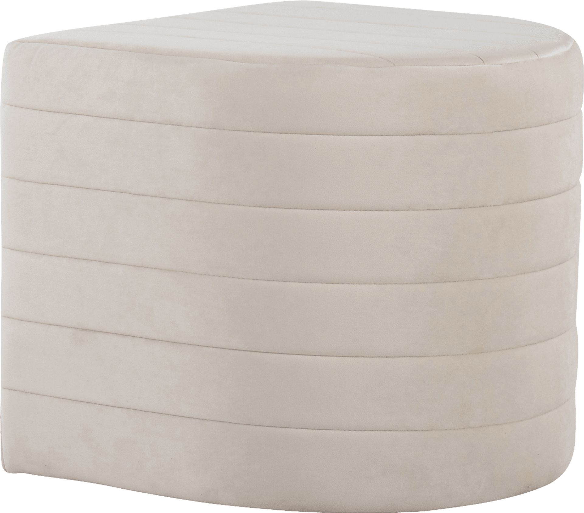 Sunhillow Cream Ottoman - Image 1