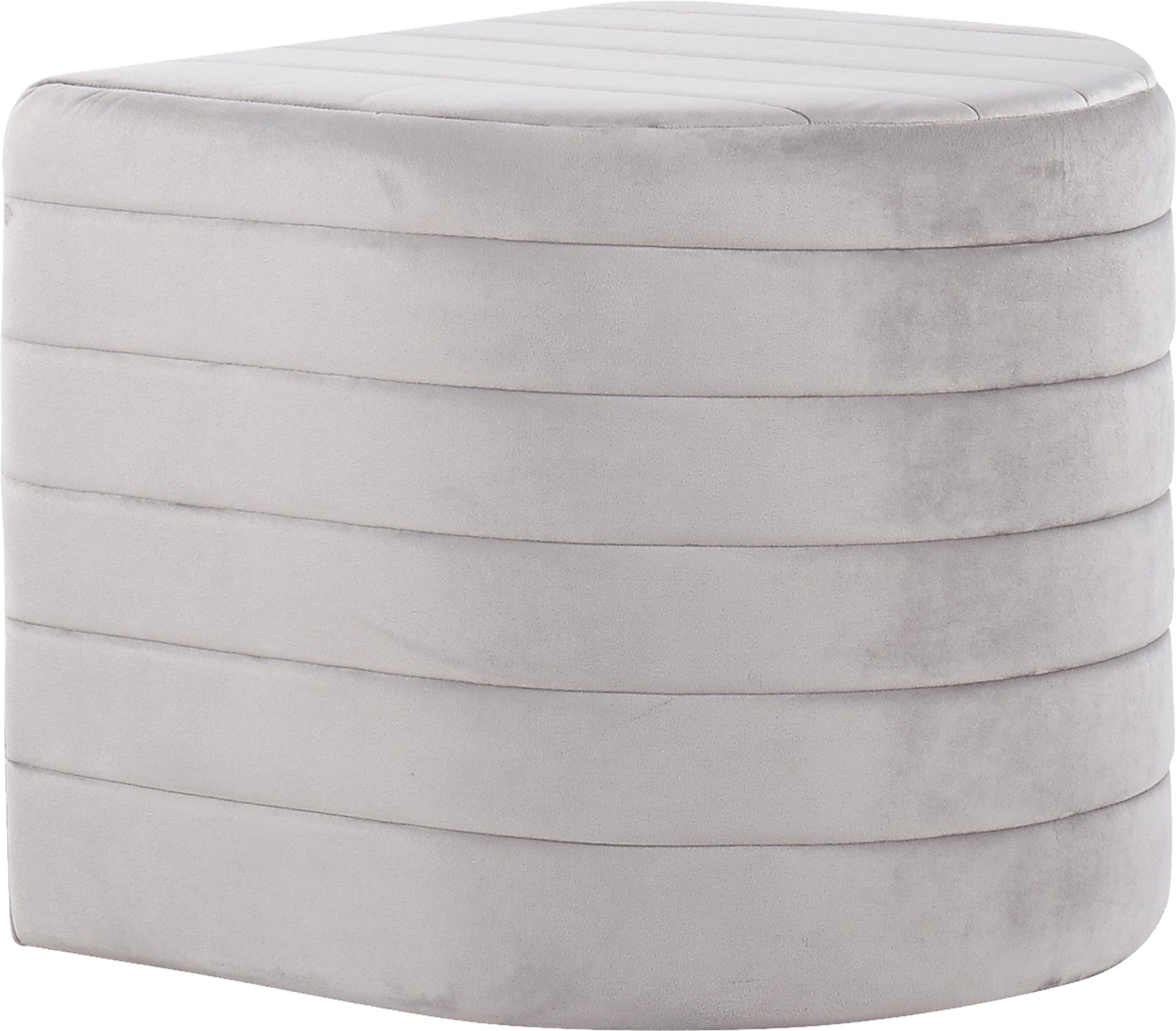 Sunhillow Silver Ottoman - Image 1