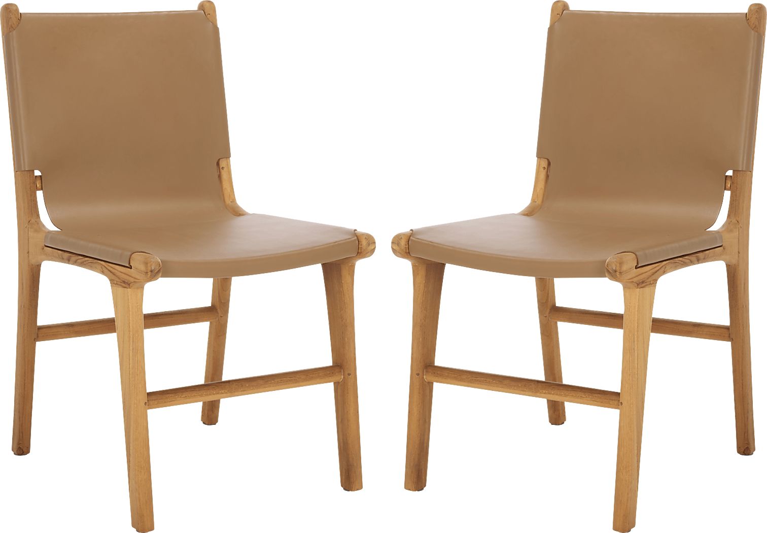 Sunlants Natural Side Chairs, Set of 2