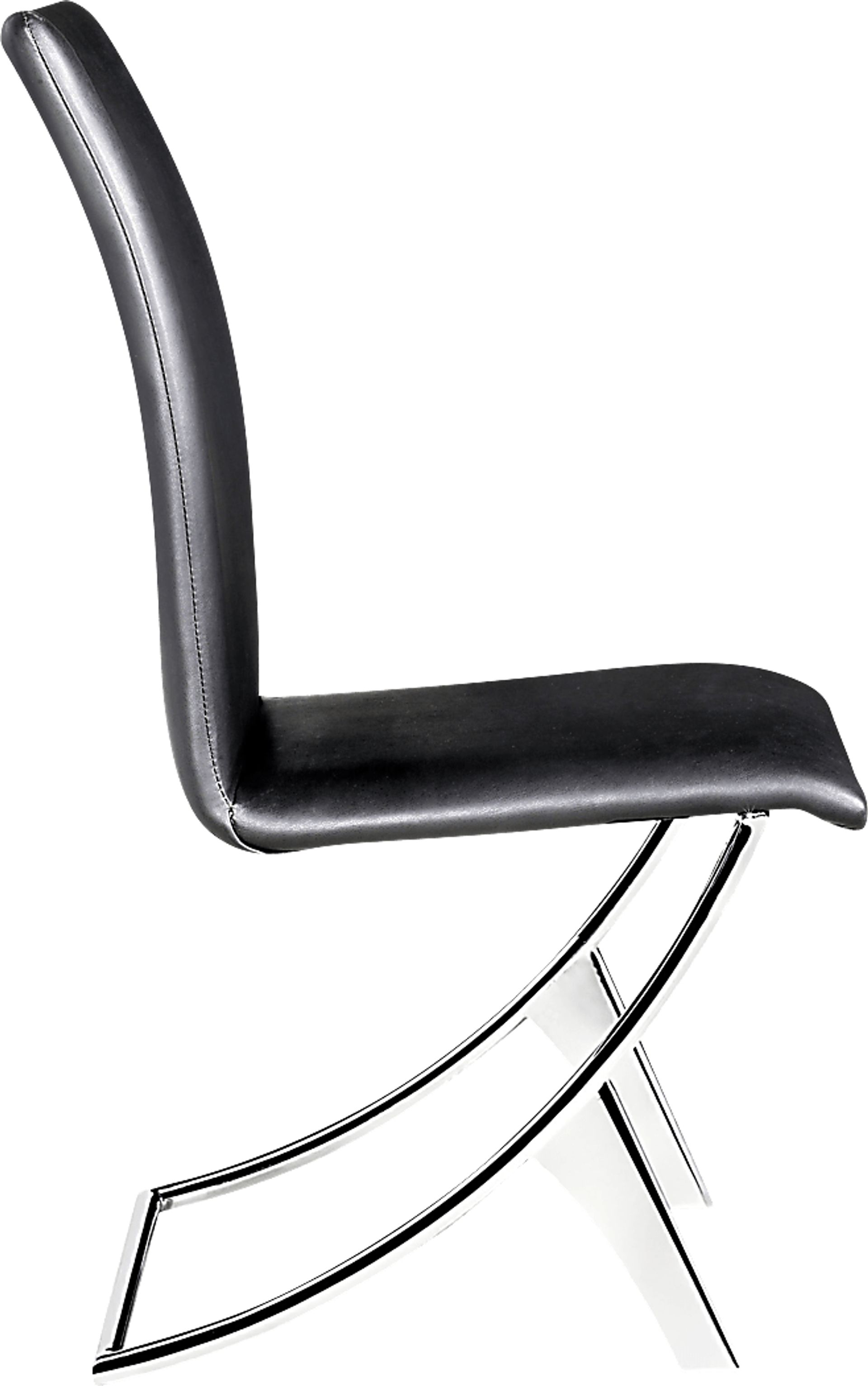 Sunniva Black Side Chair, Set of 2 - Image 2