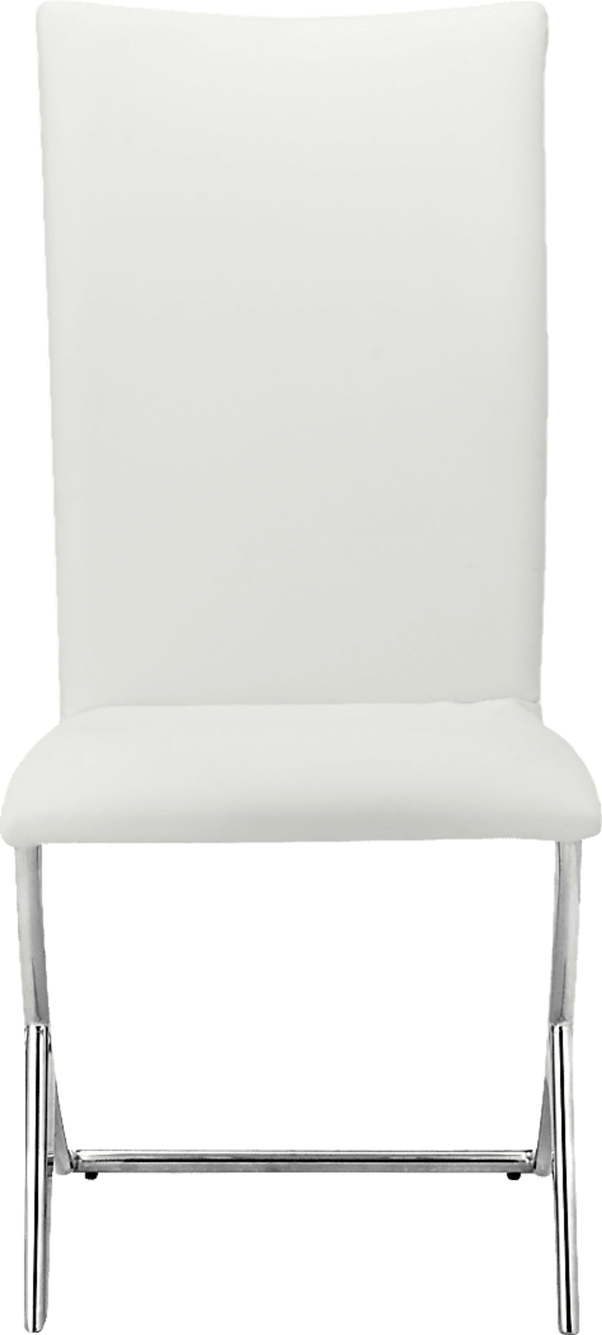 Sunniva White Side Chair, Set of 2 - Image 2