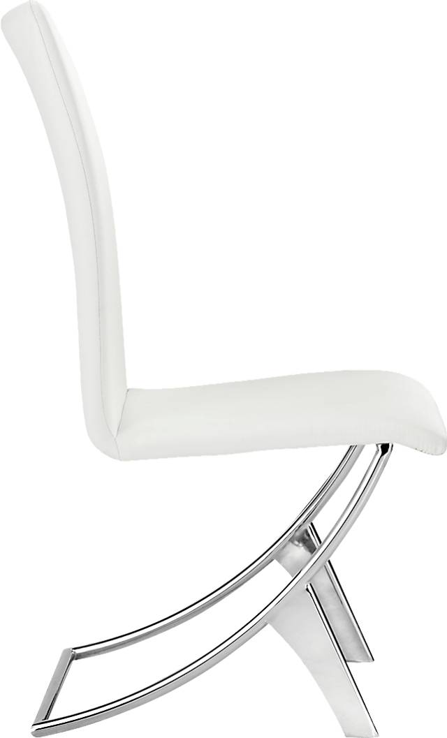 Sunniva White Side Chair, Set of 2 - Thumbnail - Image 3