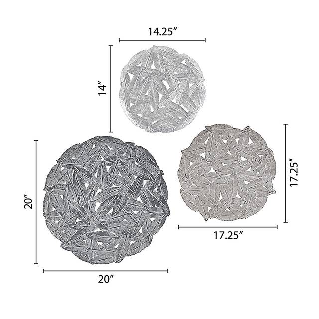 Sunnyroute Gray Wall Decor, Set of 3 - Thumbnail - Image 13