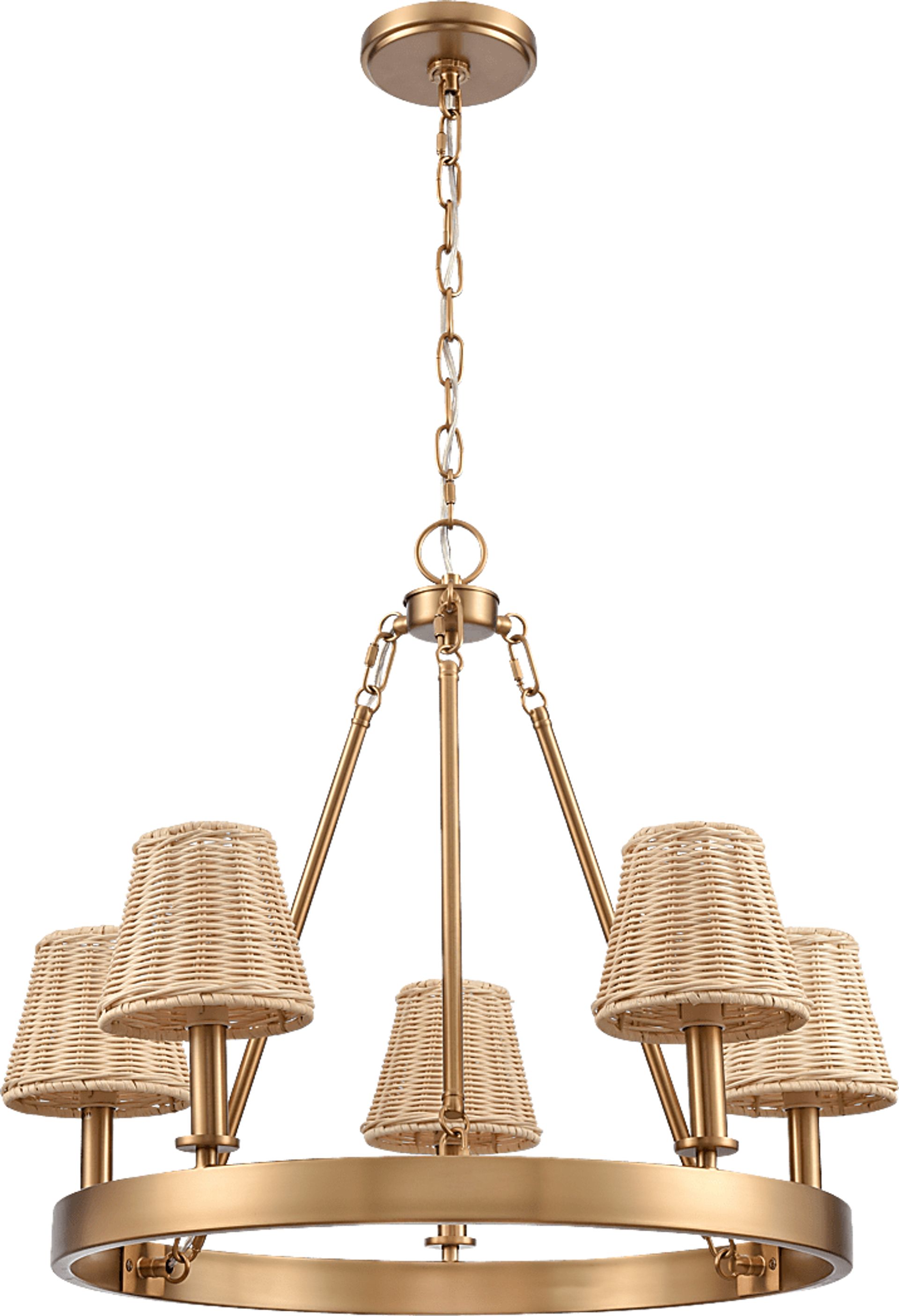Sunray Nest Gold Chandelier - Image 3