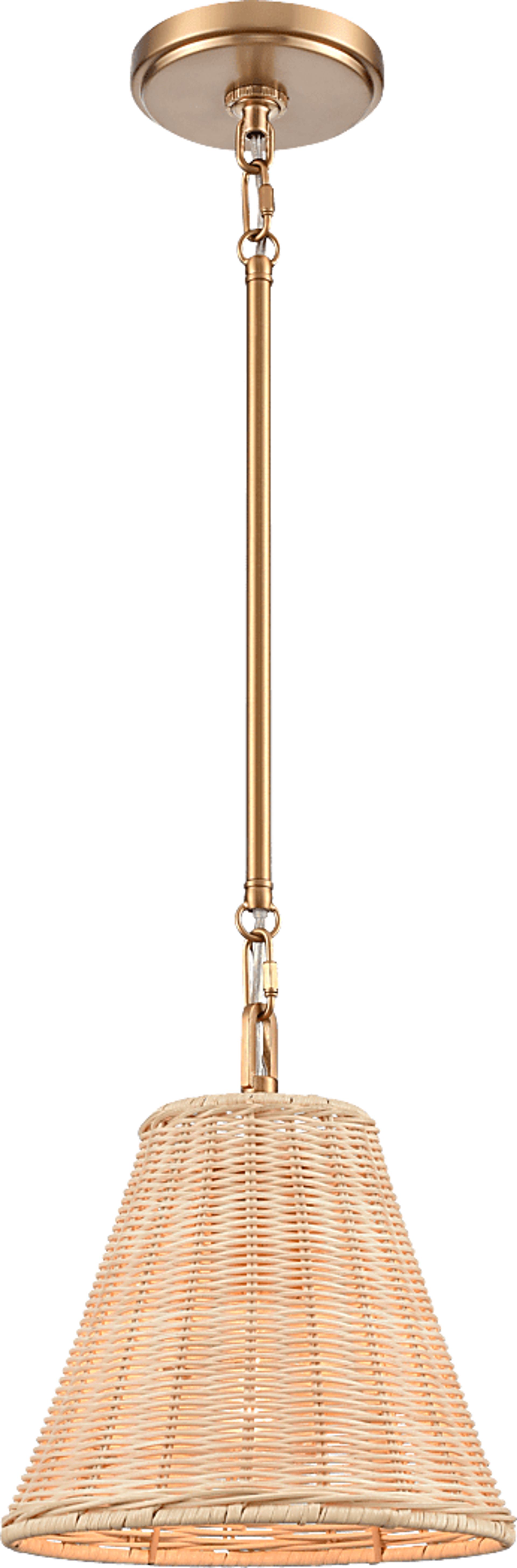 Sunray Nest Gold Pendant - Image 1