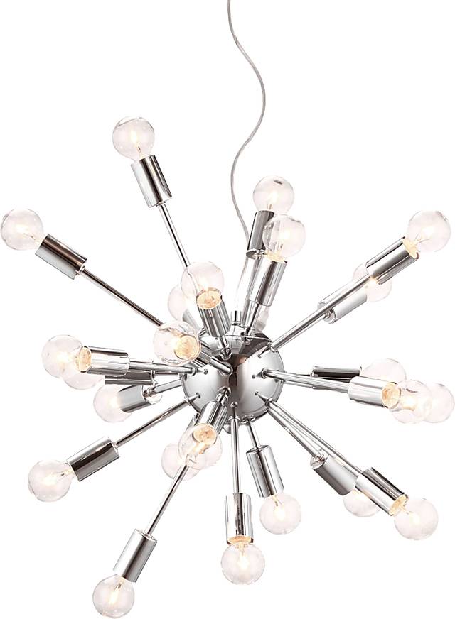 Sunrise Court Chrome Chandelier - Thumbnail - Image 1
