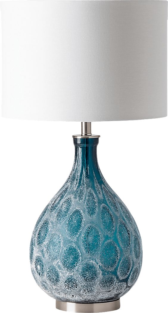 Sunrise Way Blue Lamp