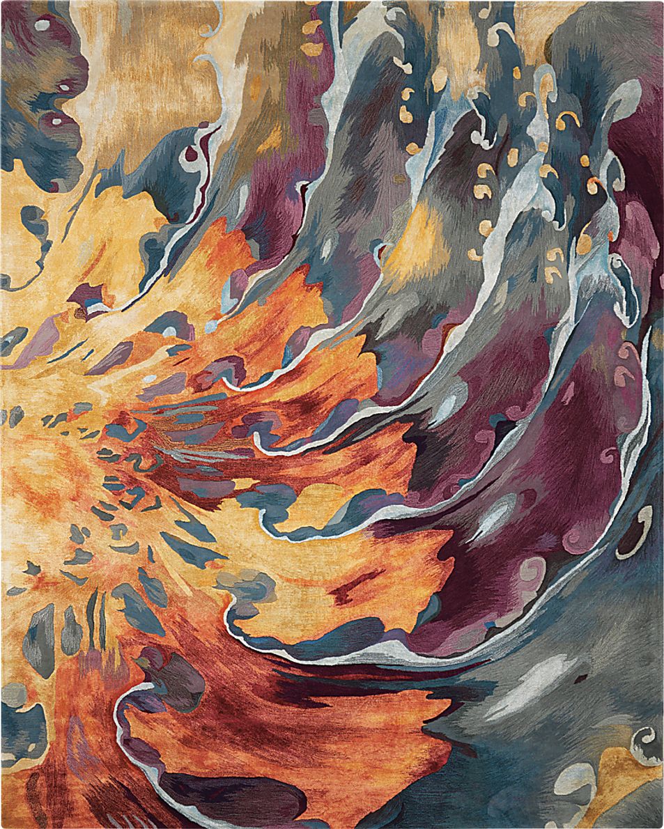 Sunset Fire Multi 8' x 10' Rug