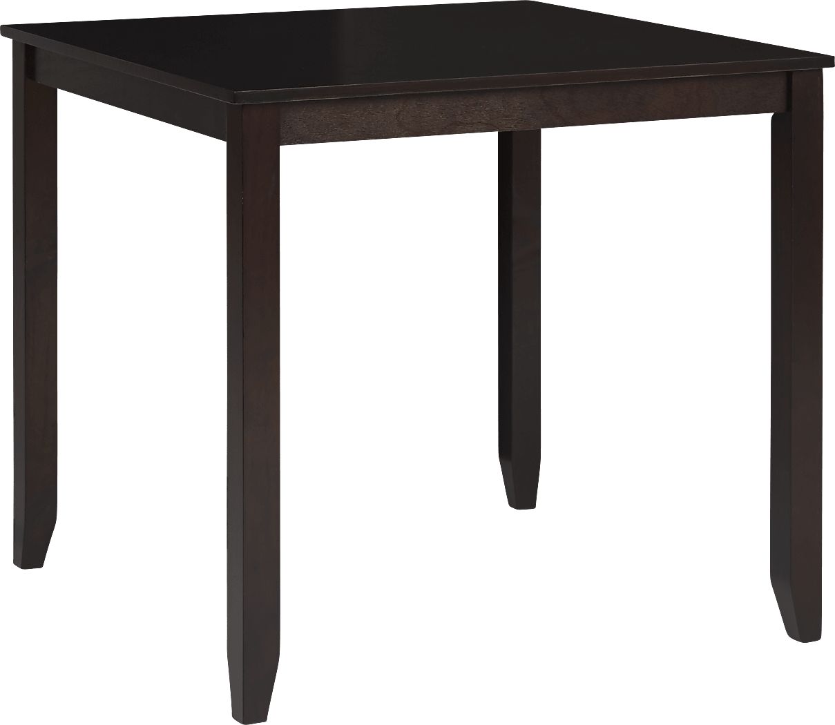 Sunset View Brown Cherry Finish Square Counter Height Table