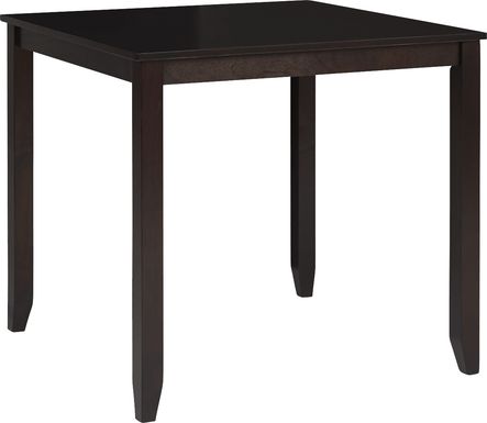 Sunset View Brown Cherry Finish Square Counter Height Table