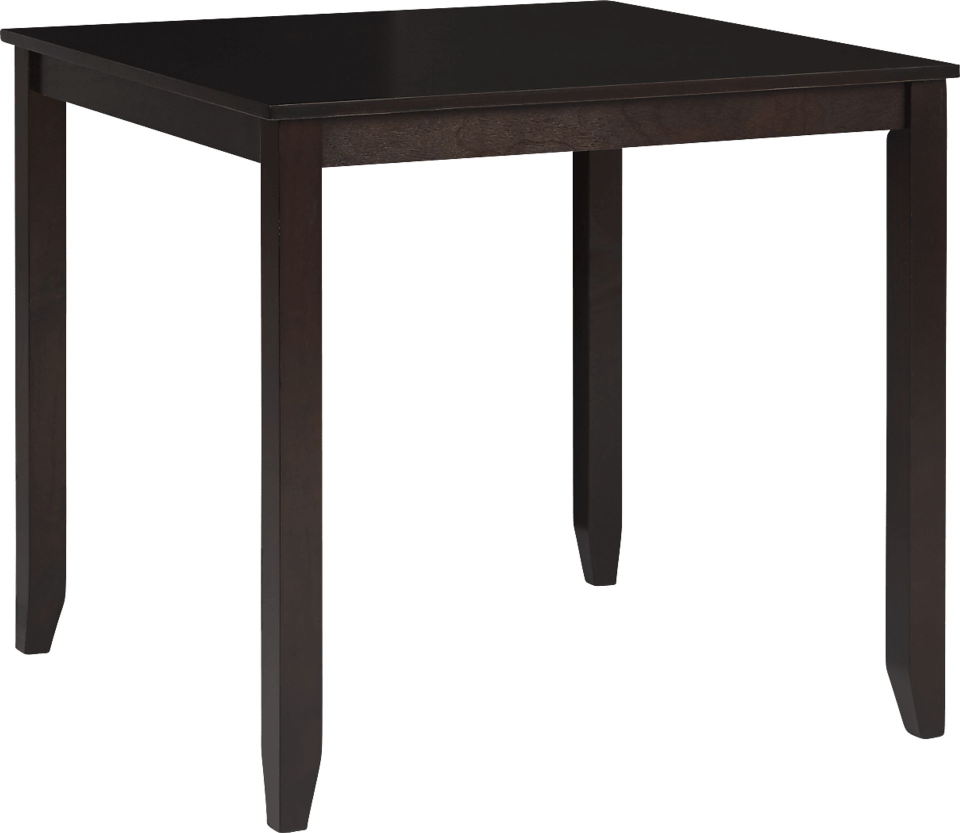Sunset View Brown Cherry 3 Pc Counter Height Dining Set with Gray Stools - Image 2