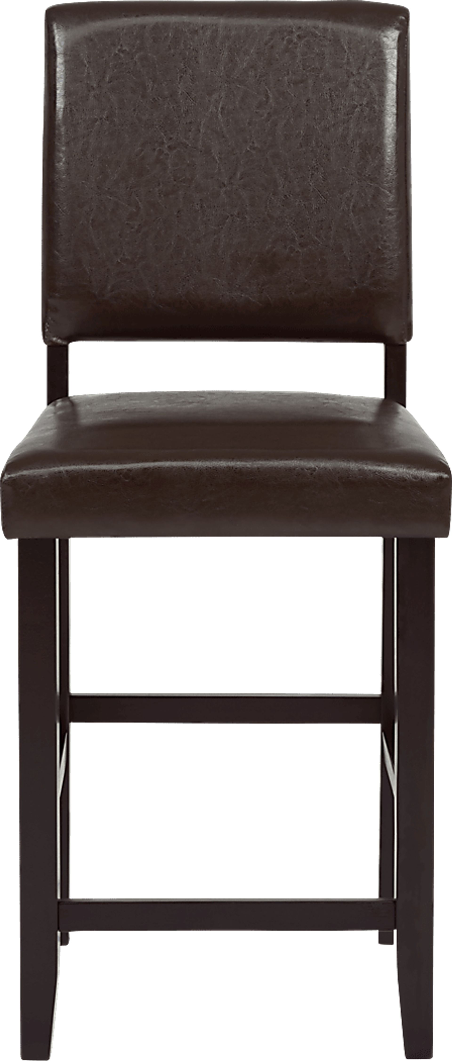 Sunset View Brown Cherry 5 Pc Counter Height Dining Set with Brown Stools - Image 6