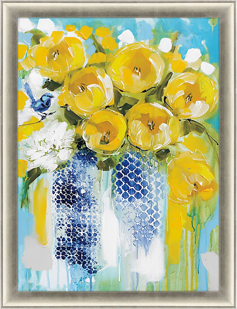 Sunshine Sunny Yellow Framed Artwork