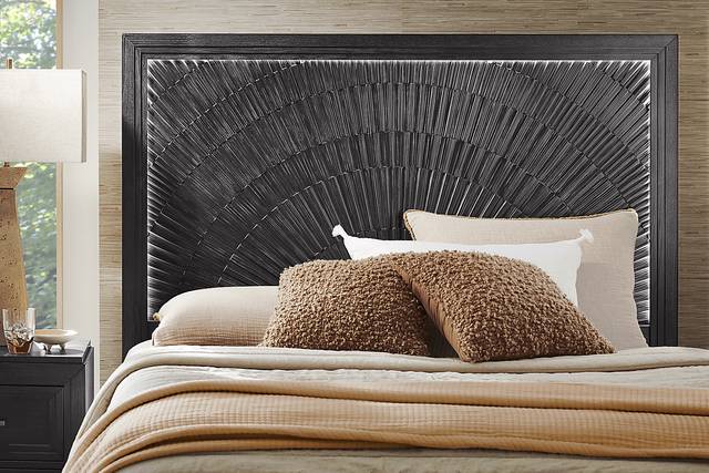 Sunside Way Black 3 Pc Queen Panel Bed - Thumbnail - Image 3