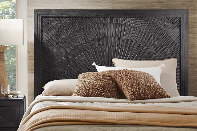 Sunside Way Black 3 Pc Queen Panel Bed - Thumbnail - Image 4