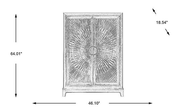 Dimension Image. Please refer to the Dimension Tab on this page for dimension details.