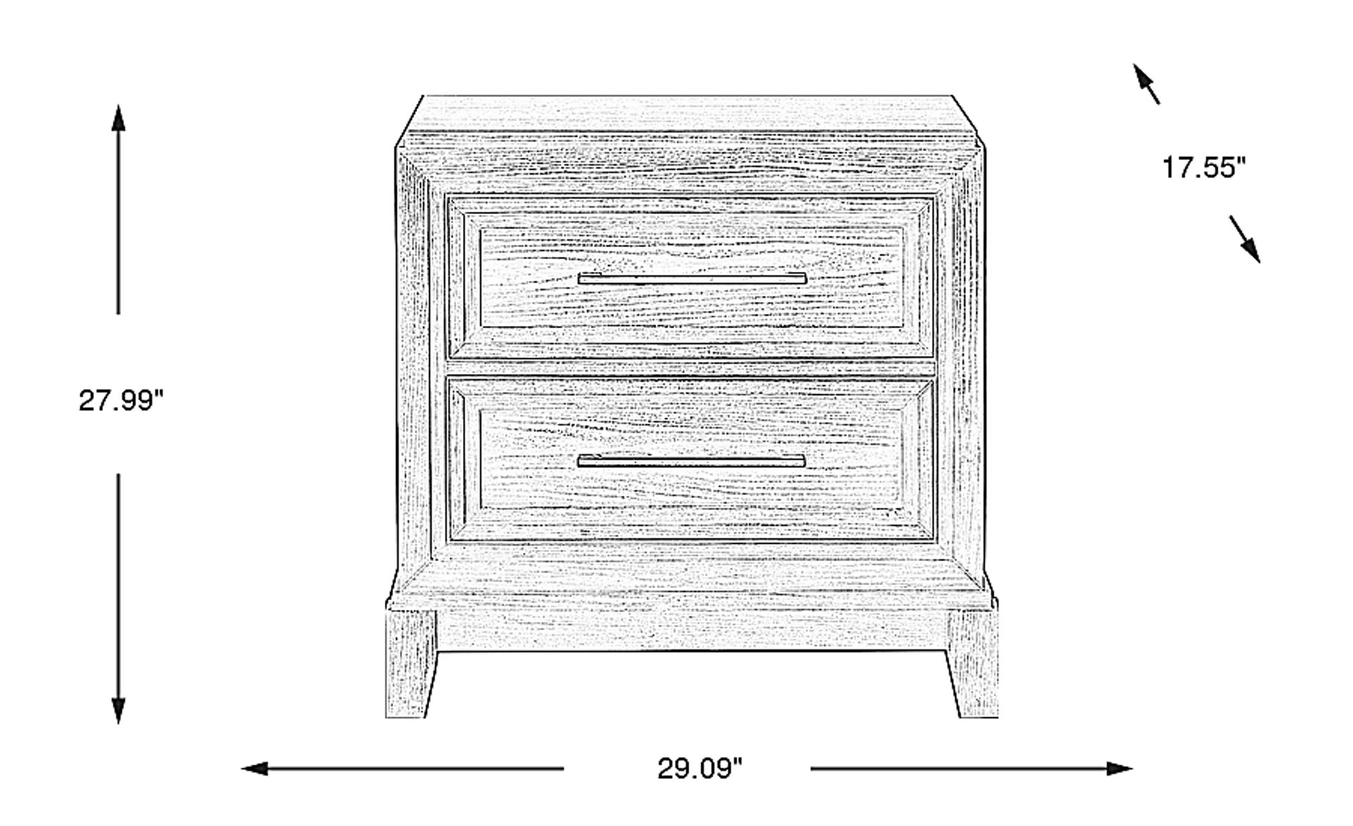 Dimension Image. Please refer to the Dimension Tab on this page for dimension details.
