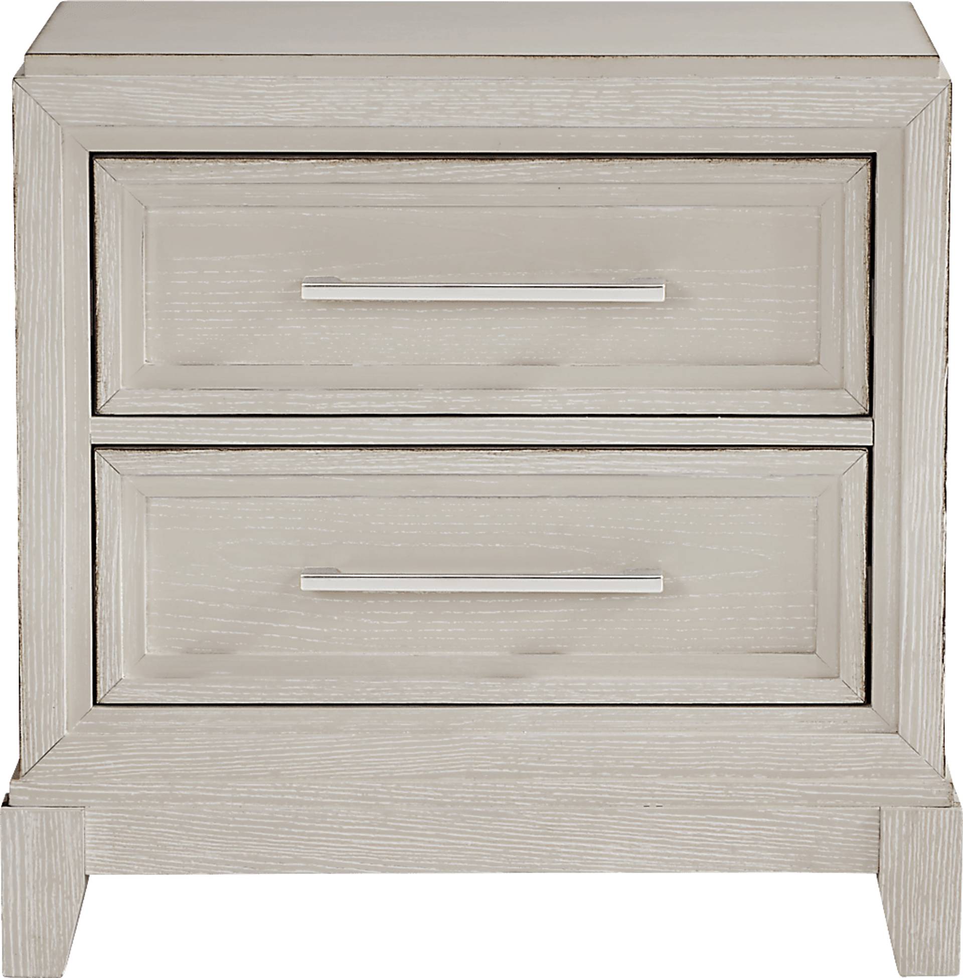 sand 2 drawer nightstand