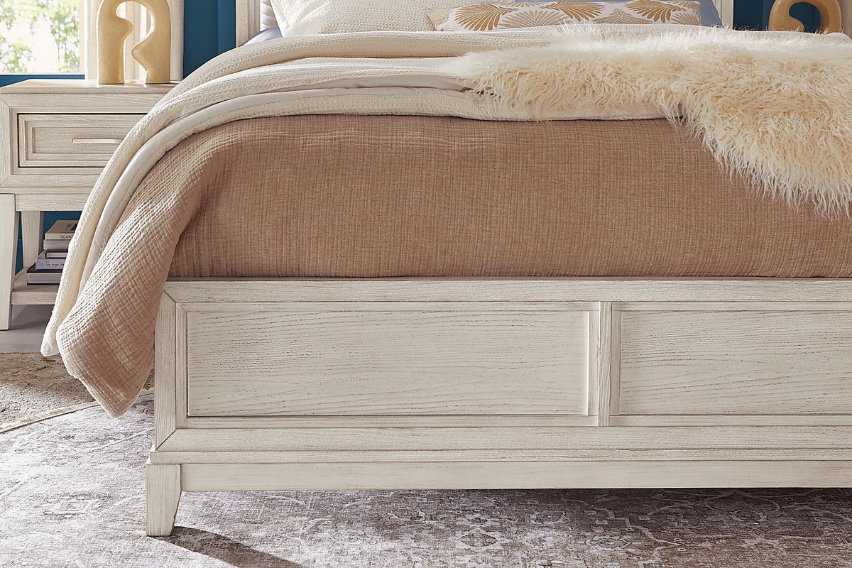 Sunside Way 7 Pc Sand Light Wood King Bedroom Set With 3 Pc King Bed ...