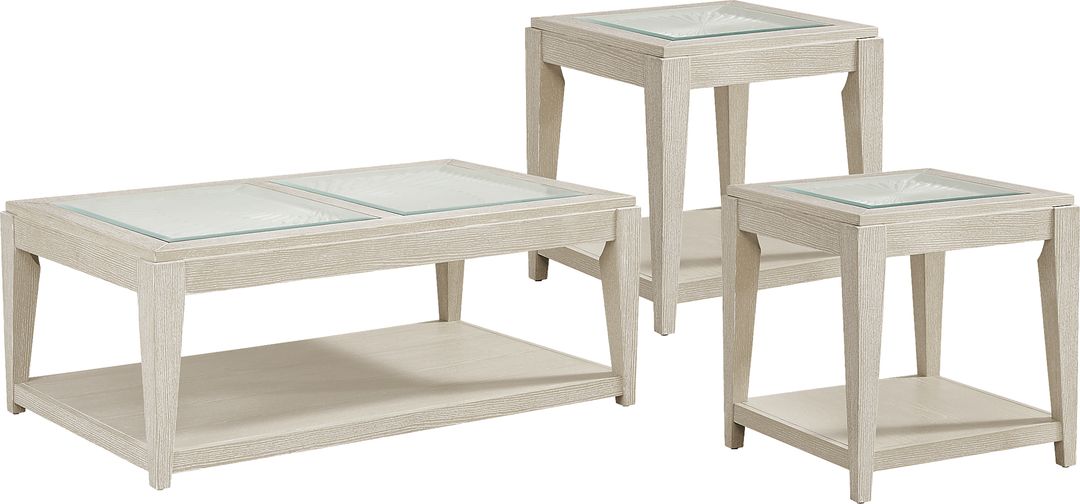 Sunside Way Sand 3 Pc Table Set
