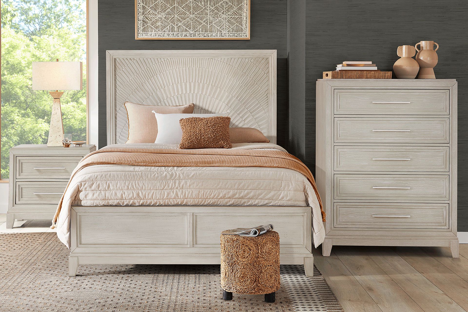 Sunside Way Sand 5 Pc Queen Bedroom - Image 1