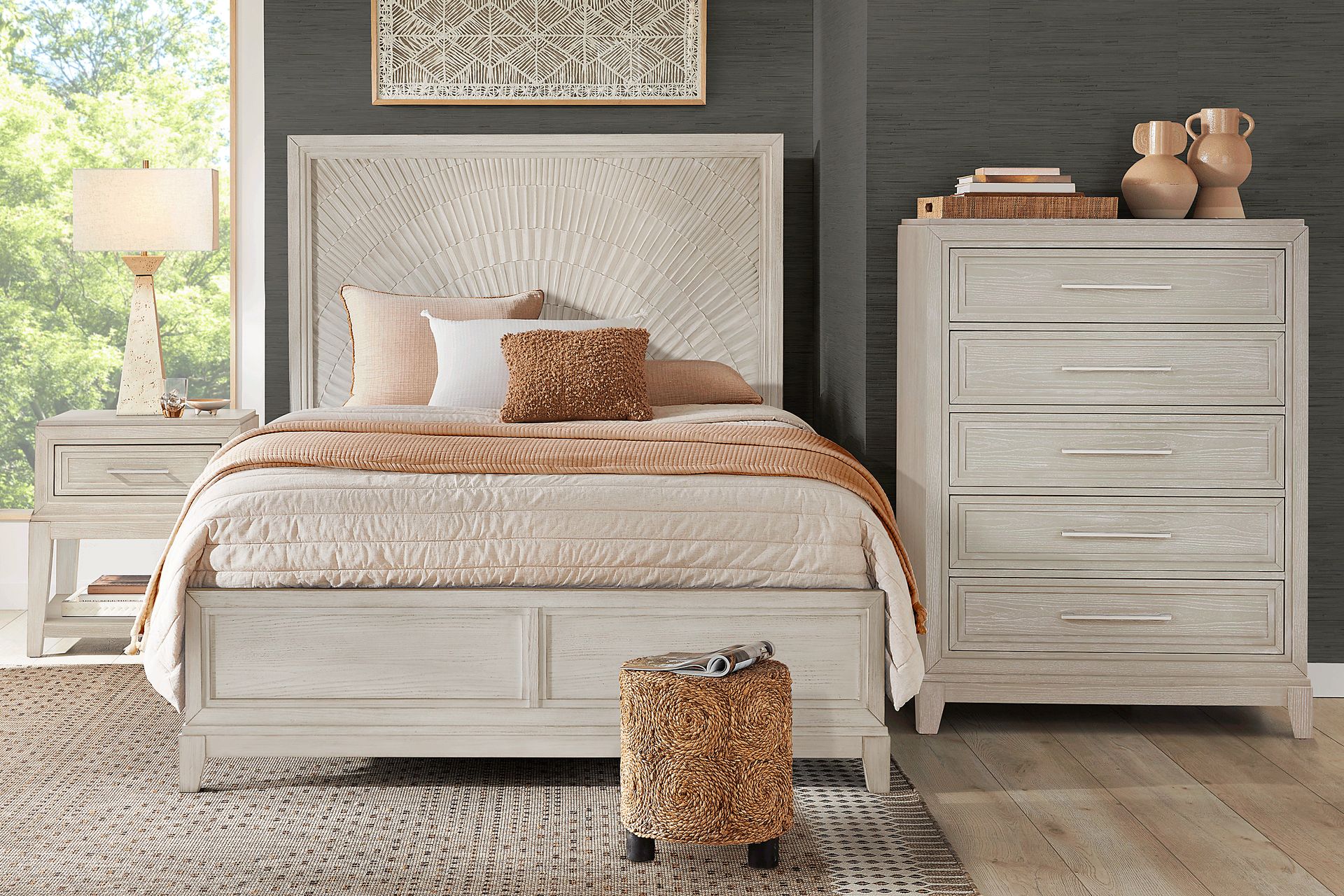 Sunside Way Sand 5 Pc Queen Bedroom - Image 1