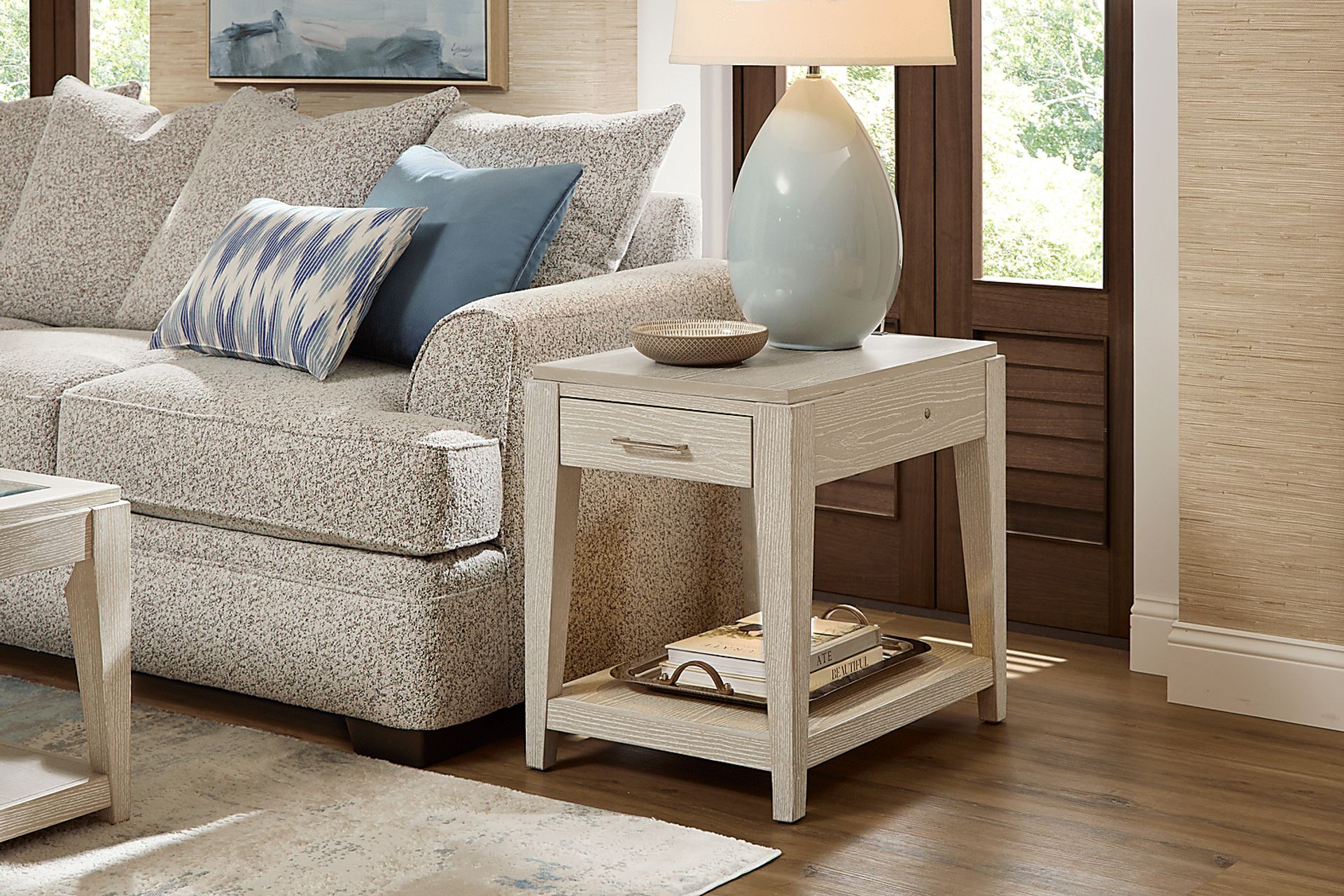 Sunside Way Sand Chairside Table - Image 7